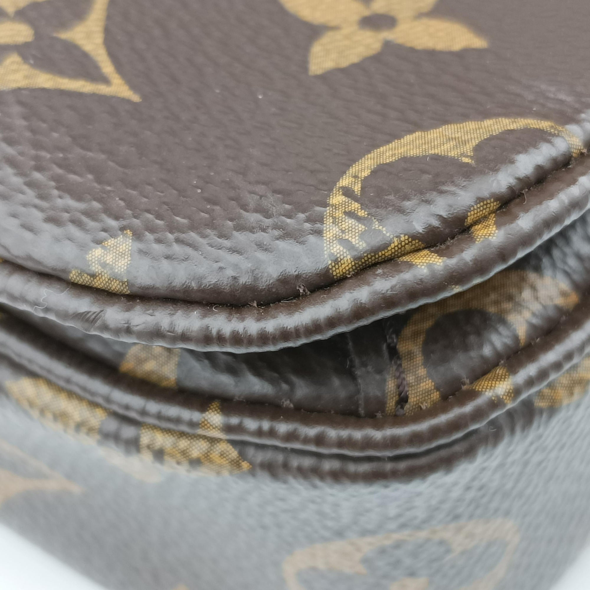 Pre-owned Louis Vuitton Pochette Metis MM Brown Monogram Canvas M44875 shoulderbag | stylenewstar