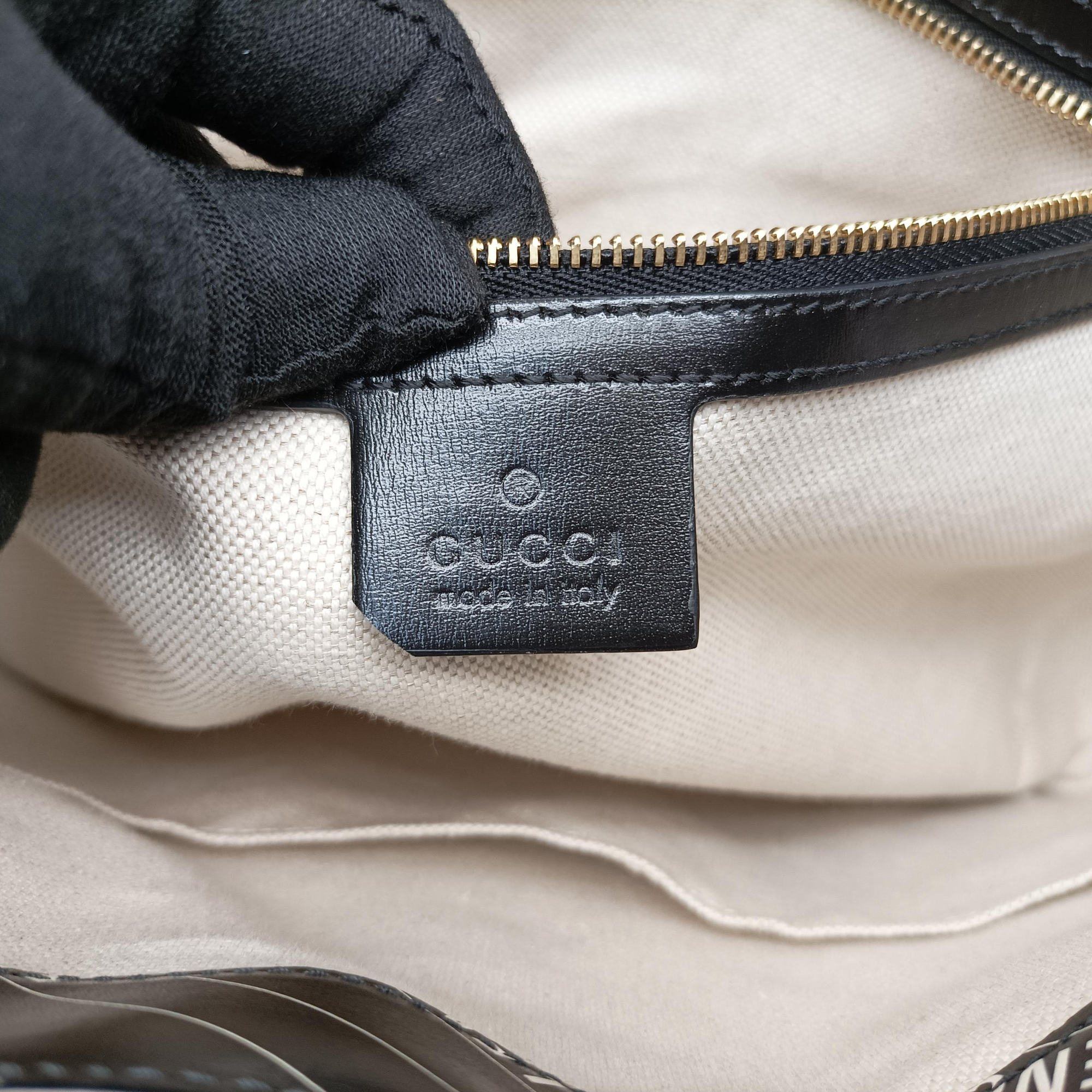 Pre-owned Gucci Gucci x Balenciaga The Hacker Project Jackie 1961 Black Leather 636712 shoulderbag | stylenewstar