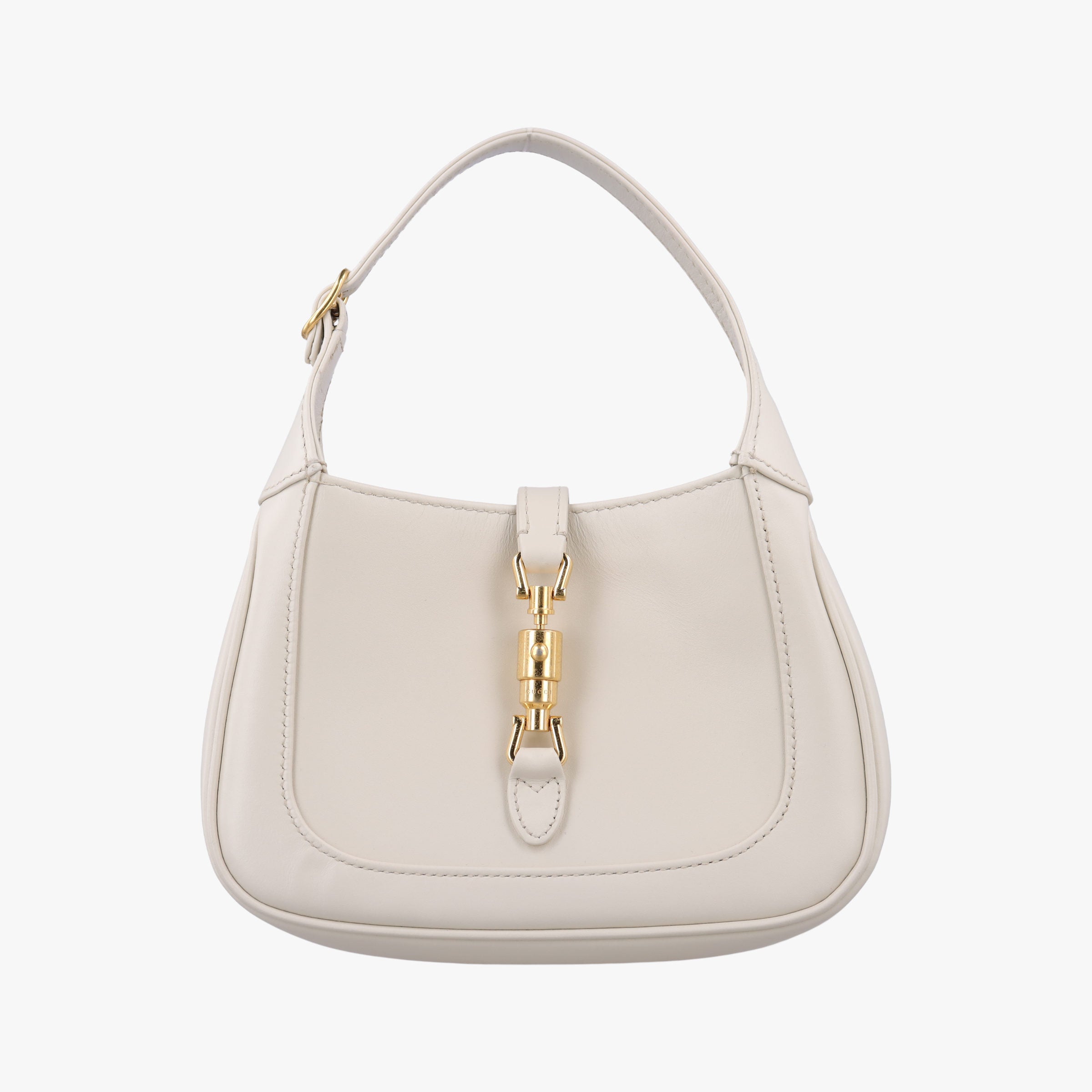 Pre-owned Gucci JACKIE 1961 White Leather 637091 handbag | stylenewstar