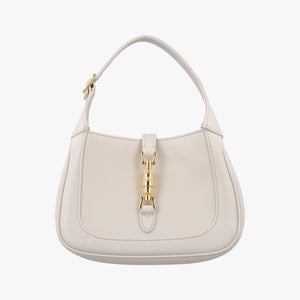 Pre-owned Gucci JACKIE 1961 White Leather 637091 handbag | stylenewstar
