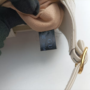 Pre-owned Gucci JACKIE 1961 White Leather 637091 handbag | stylenewstar