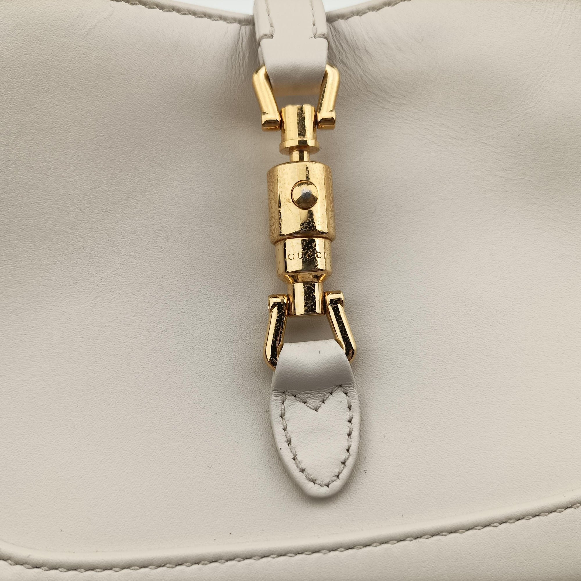 Pre-owned Gucci JACKIE 1961 White Leather 637091 handbag | stylenewstar
