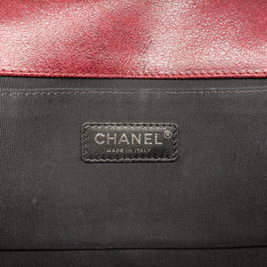 Pre-owned Chanel BOY CHANEL Red Leather A67755 shoulderbag | stylenewstar