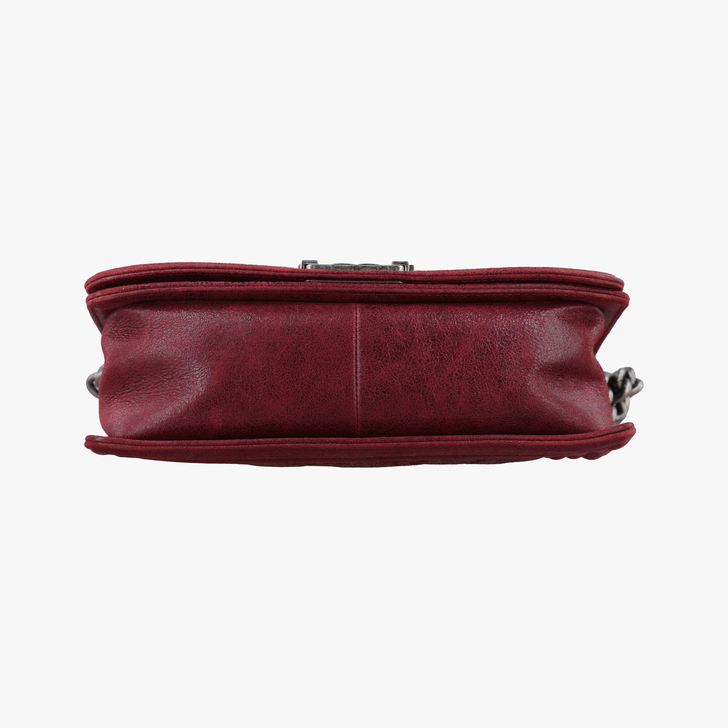 Pre-owned Chanel BOY CHANEL Red Leather A67755 shoulderbag | stylenewstar