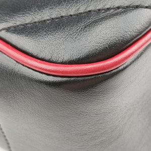 Secondhand Gucci GG Marmont Bamboo Top Handle Black×Red Leather 602270 shoulderbag | stylenewstar