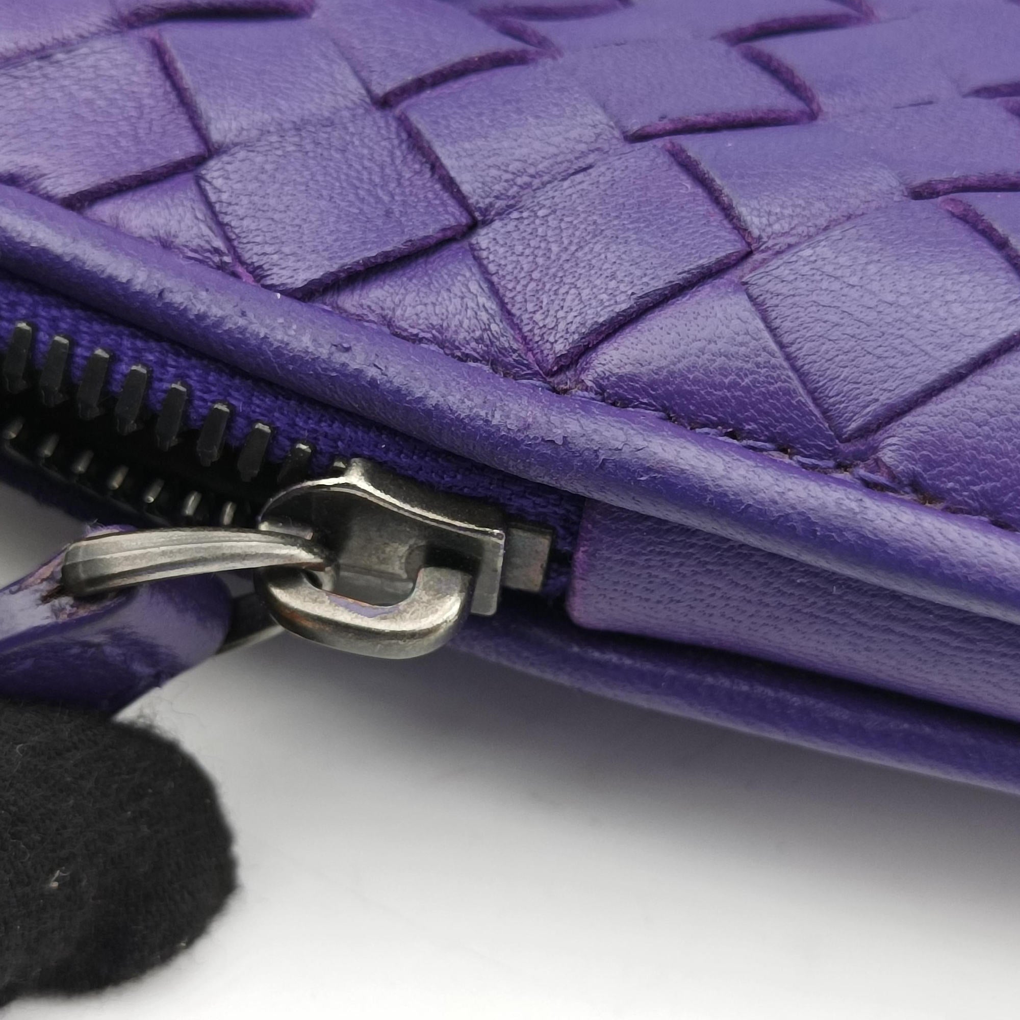 Vintage Bottega Veneta NODINI Intrecciato Purple lambskin  shoulderbag | stylenewstar