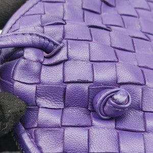 Vintage Bottega Veneta NODINI Intrecciato Purple lambskin  shoulderbag | stylenewstar