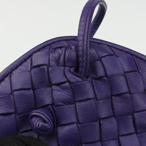 Vintage Bottega Veneta NODINI Intrecciato Purple lambskin  shoulderbag | stylenewstar