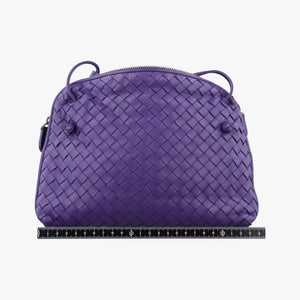 Vintage Bottega Veneta NODINI Intrecciato Purple lambskin  shoulderbag | stylenewstar