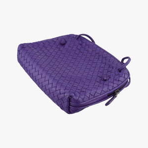 Vintage Bottega Veneta NODINI Intrecciato Purple lambskin  shoulderbag | stylenewstar
