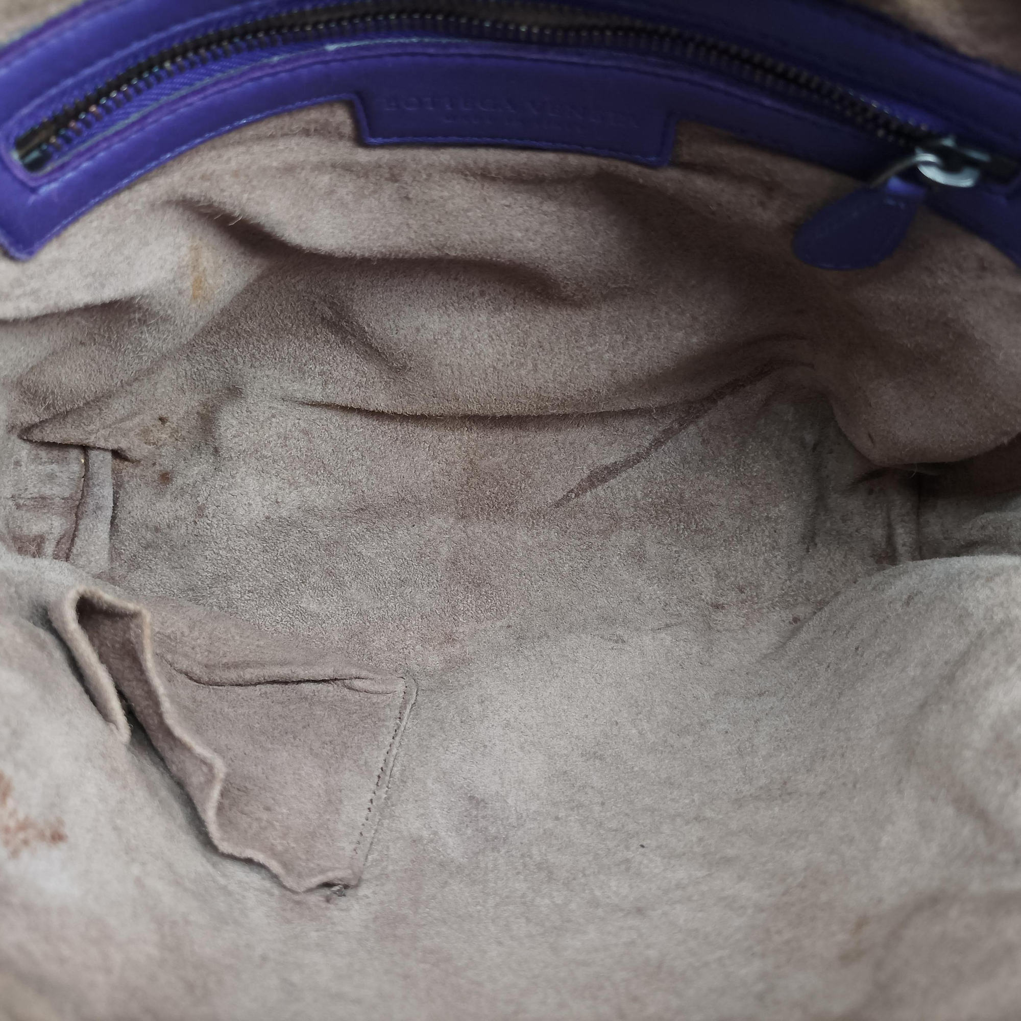 Vintage Bottega Veneta NODINI Intrecciato Purple lambskin  shoulderbag | stylenewstar