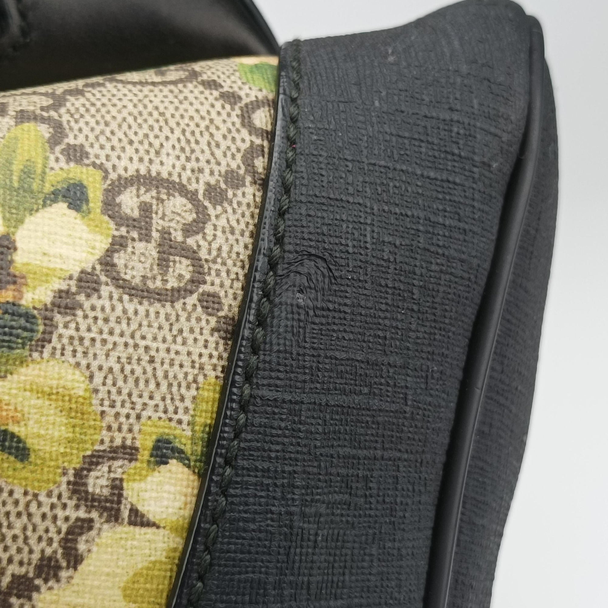 Pre-owned Gucci GG Blooms Beige×Multi PVC coated canvas×Leather 406370 backpack/rucksack | stylenewstar
