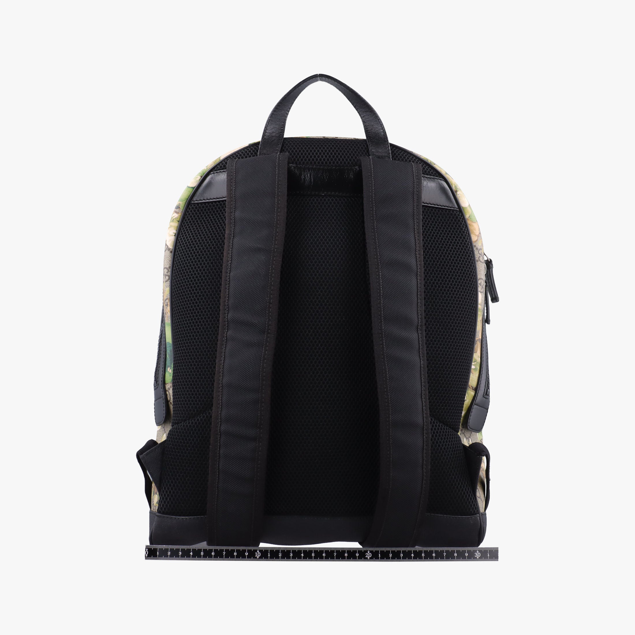 Pre-owned Gucci GG Blooms Beige×Multi PVC coated canvas×Leather 406370 backpack/rucksack | stylenewstar