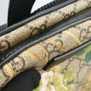 Pre-owned Gucci GG Blooms Beige×Multi PVC coated canvas×Leather 406370 backpack/rucksack | stylenewstar