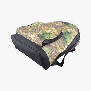 Pre-owned Gucci GG Blooms Beige×Multi PVC coated canvas×Leather 406370 backpack/rucksack | stylenewstar