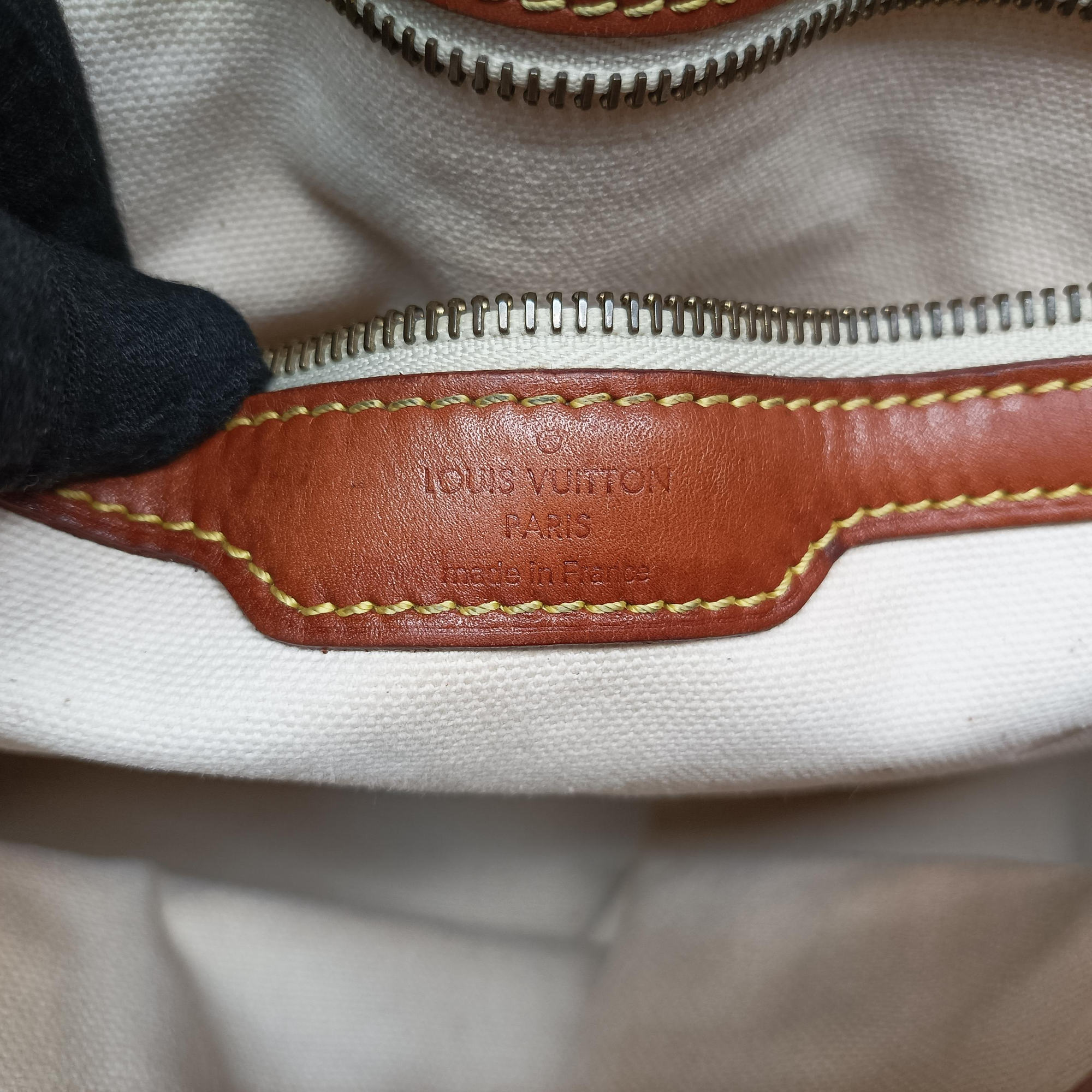 Pre-owned Louis Vuitton Sac Rayures GM brown×multicolor Monogram Tissue M56385 handbag | stylenewstar