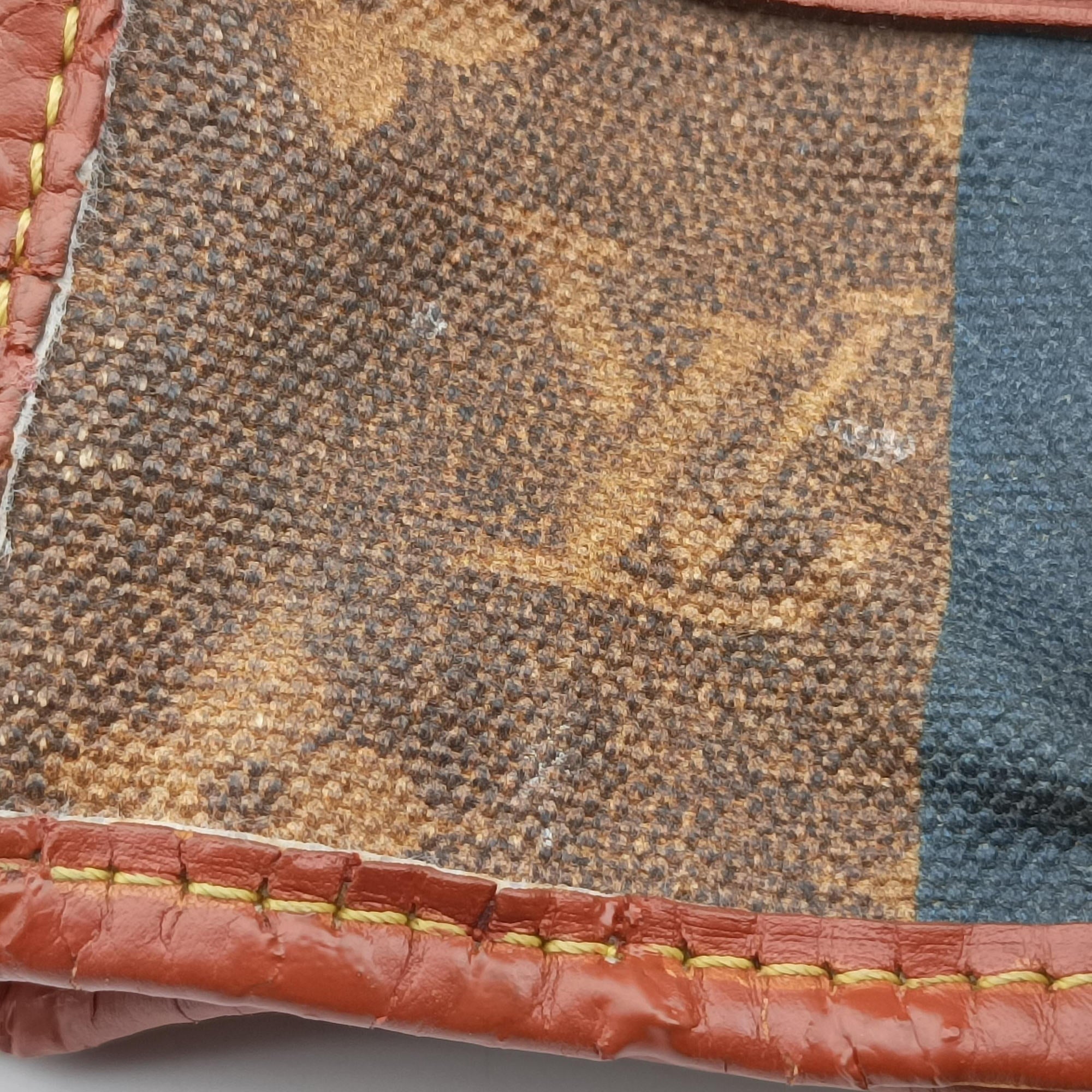 Pre-owned Louis Vuitton Sac Rayures GM brown×multicolor Monogram Tissue M56385 handbag | stylenewstar