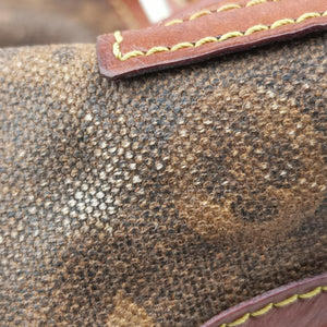 Pre-owned Louis Vuitton Sac Rayures GM brown×multicolor Monogram Tissue M56385 handbag | stylenewstar