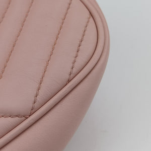 Pre-owned Gucci GG Marmont Pink Leather 447632 shoulderbag | stylenewstar