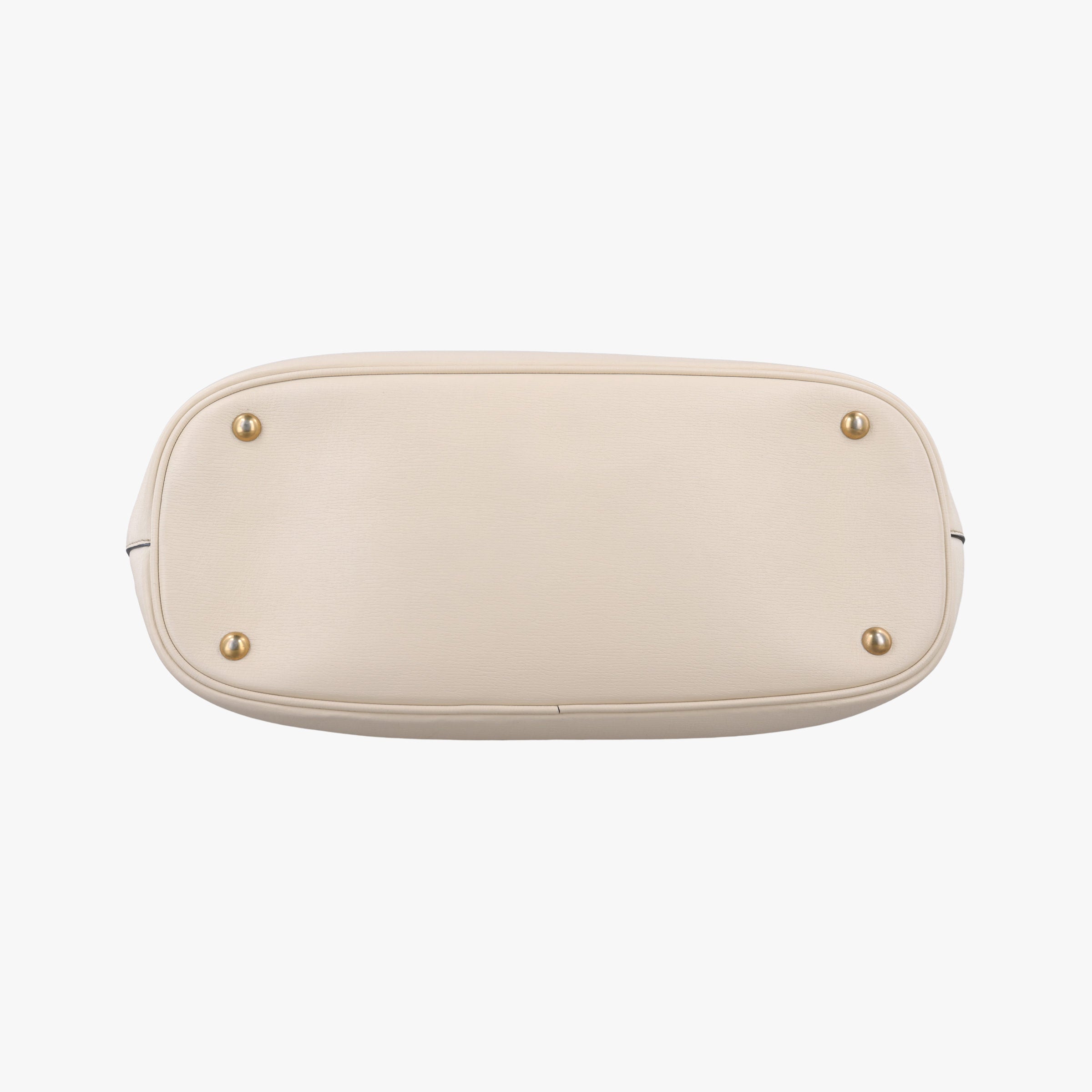 Pre-owned Gucci Bright Bit White Leather 319795 handbag | stylenewstar