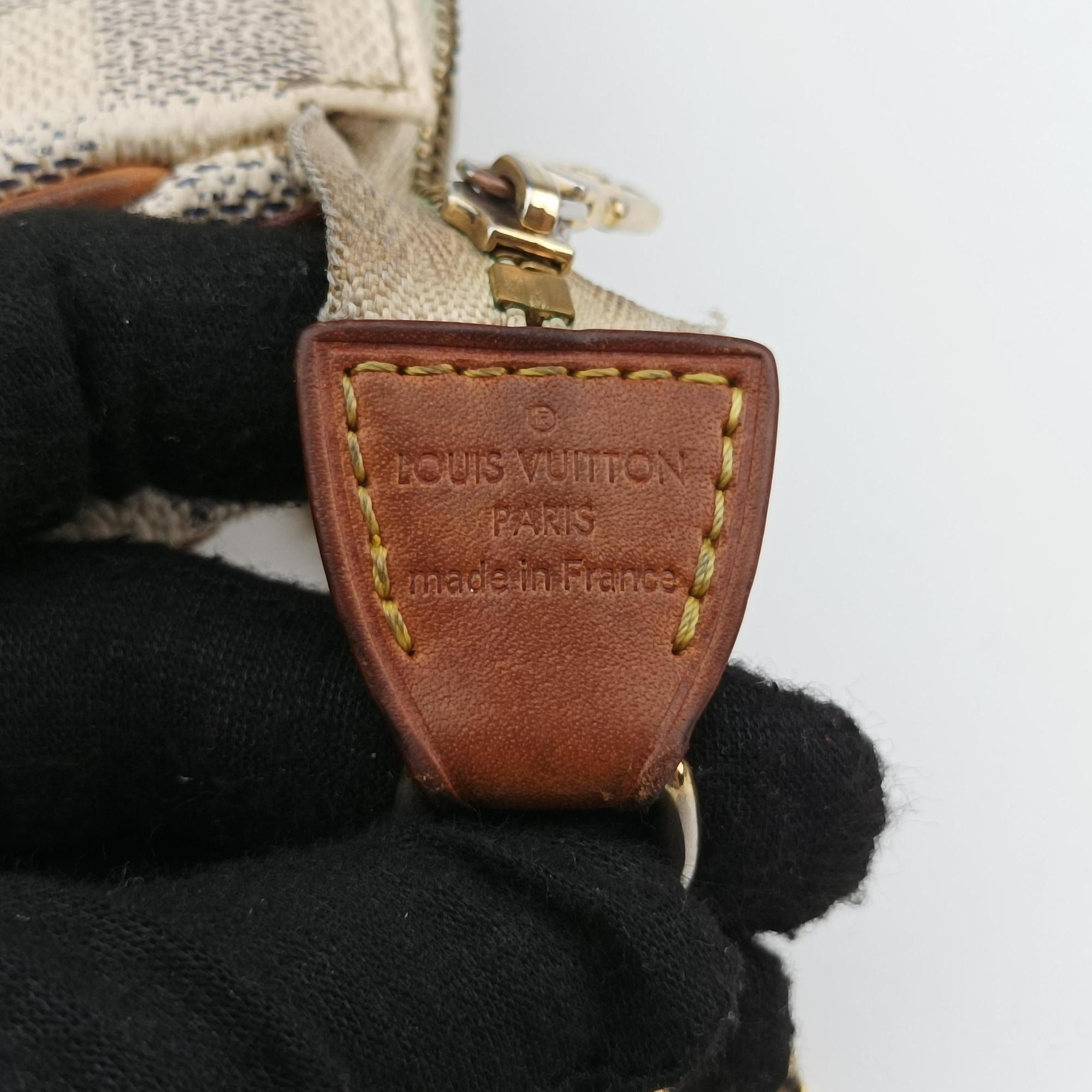 Pre-owned Louis Vuitton EVA AZUR Damier Canvas N55214 shoulderbag | stylenewstar