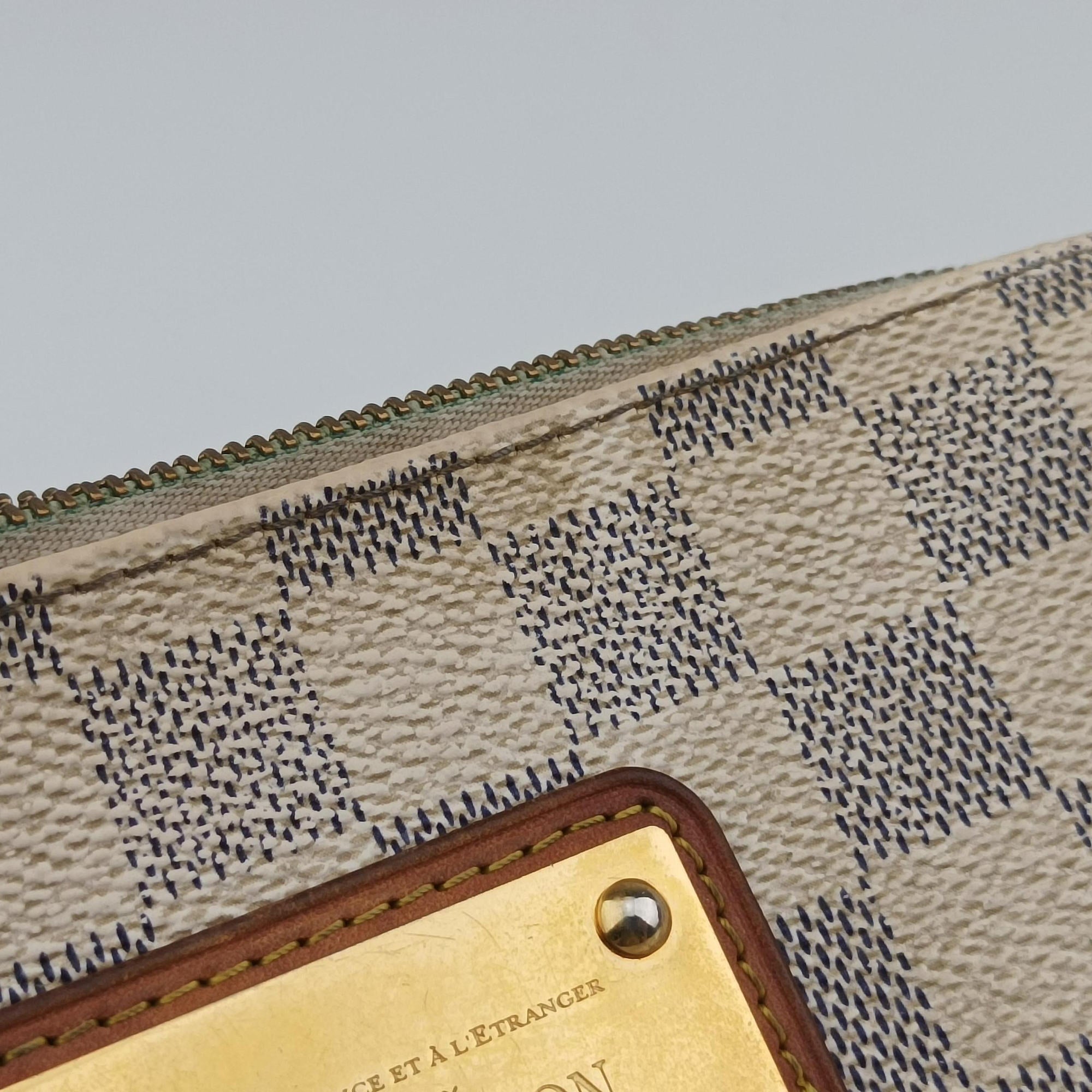 Pre-owned Louis Vuitton EVA AZUR Damier Canvas N55214 shoulderbag | stylenewstar