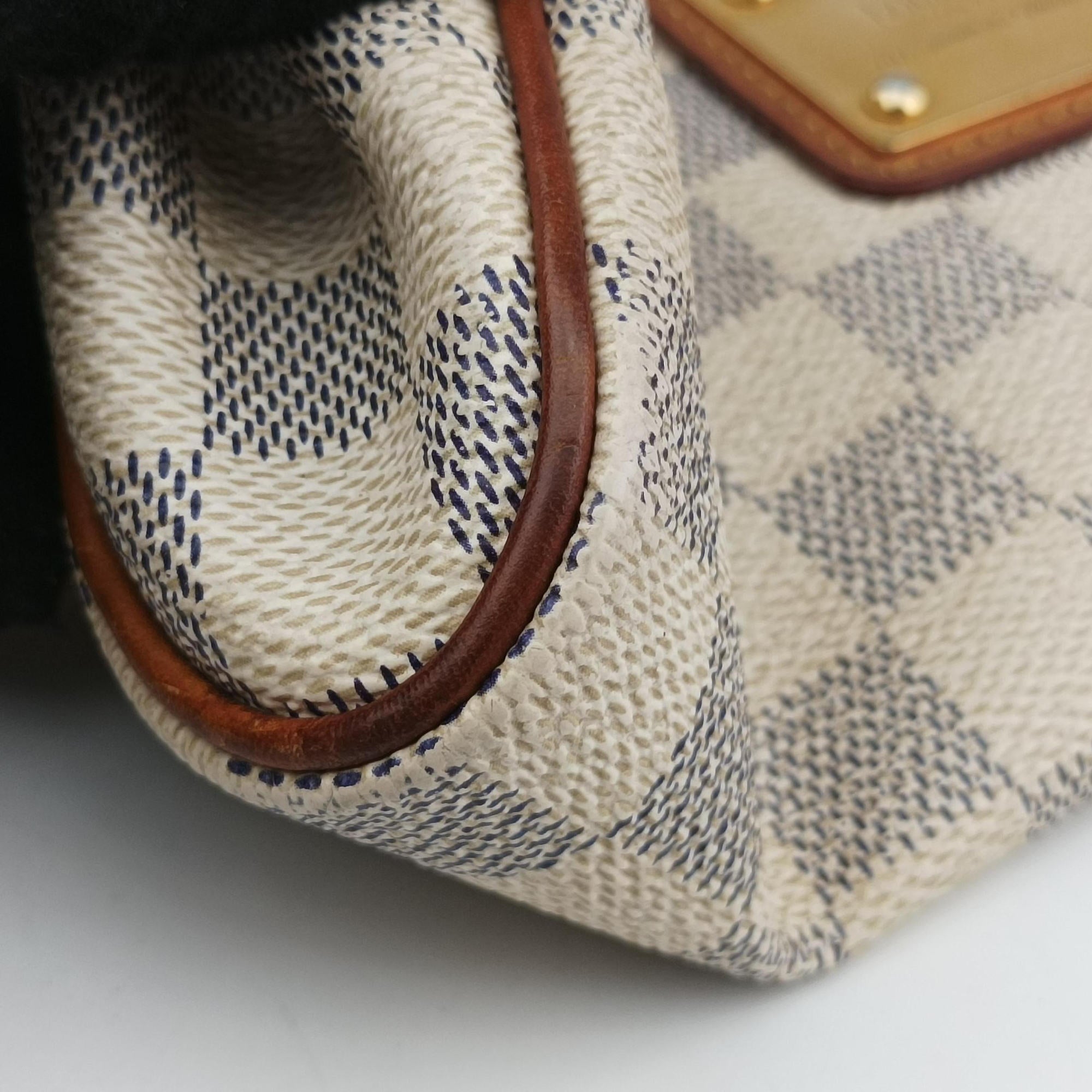 Pre-owned Louis Vuitton EVA AZUR Damier Canvas N55214 shoulderbag | stylenewstar
