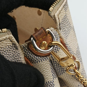Pre-owned Louis Vuitton EVA AZUR Damier Canvas N55214 shoulderbag | stylenewstar
