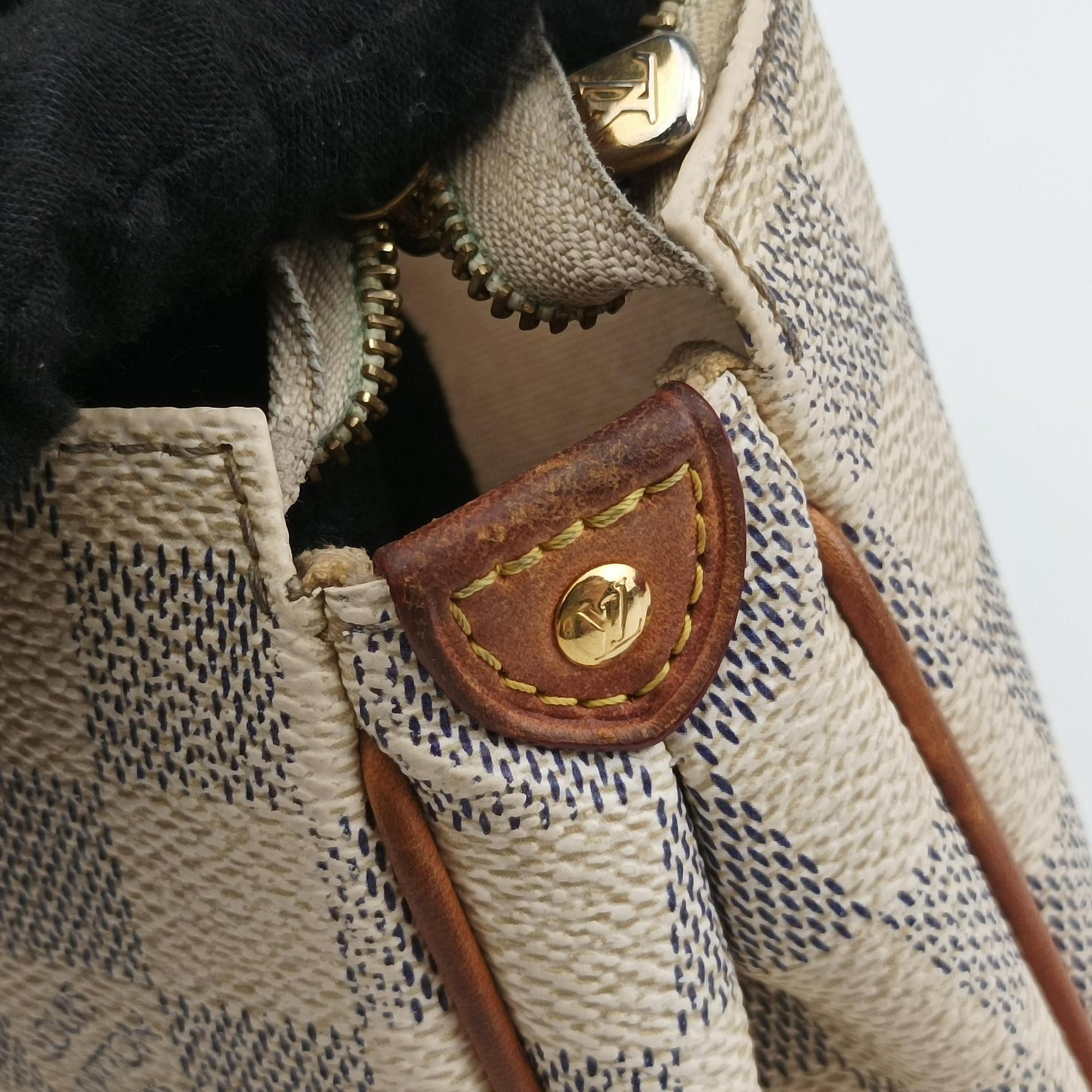 Pre-owned Louis Vuitton EVA AZUR Damier Canvas N55214 shoulderbag | stylenewstar