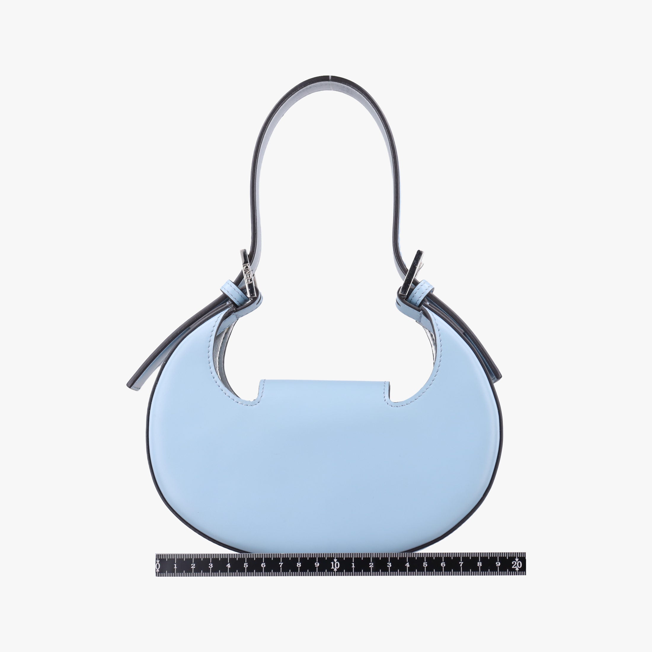 Vintage Fendi Cookie Mini Blue Leather 8BS065 handbag | stylenewstar