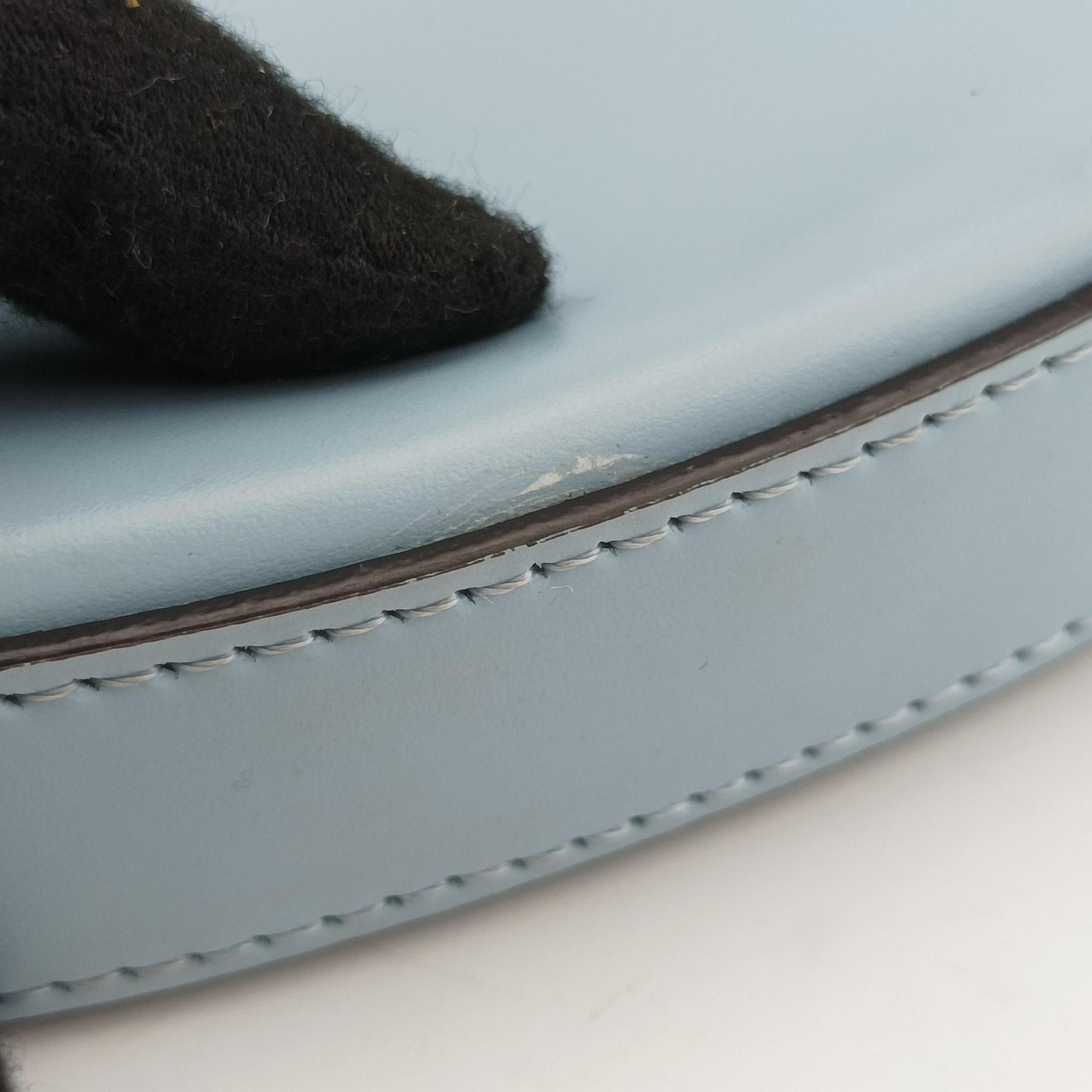 Vintage Fendi Cookie Mini Blue Leather 8BS065 handbag | stylenewstar