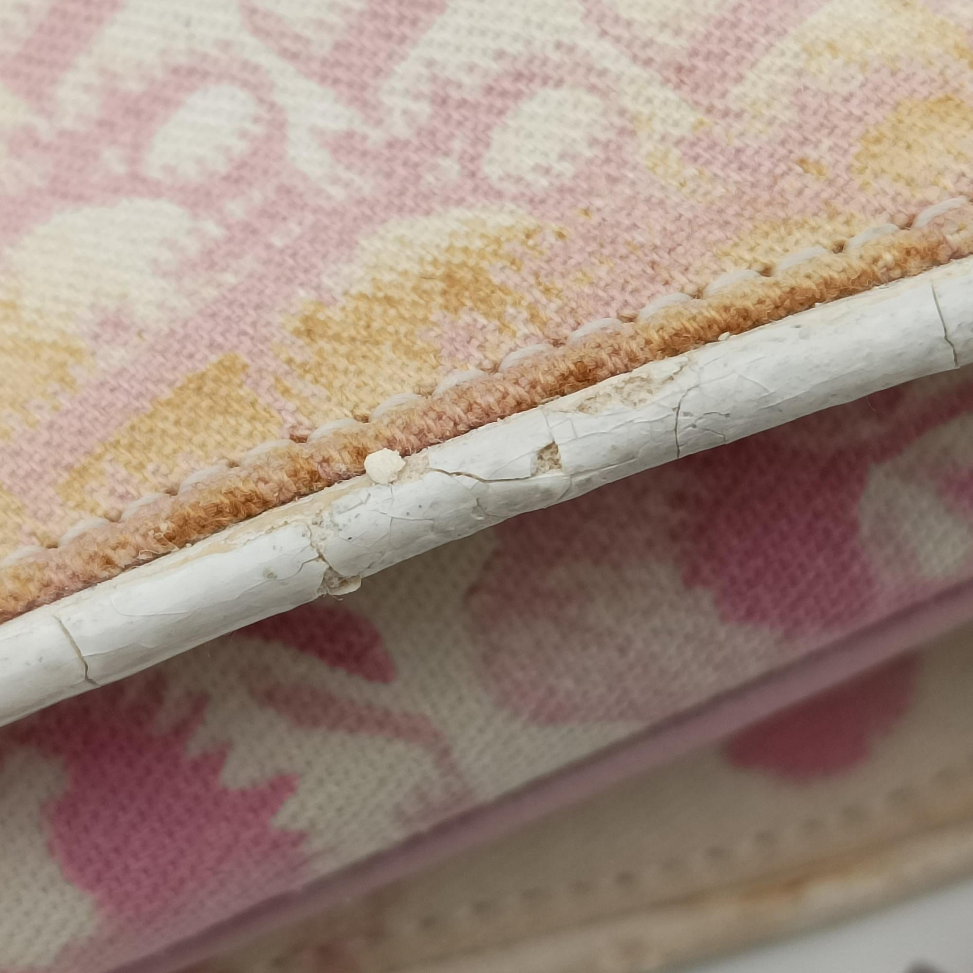 Pre-owned Christian Dior Cherry Blossom Flower Baguette White×Multicolour canvas  shoulderbag | stylenewstar