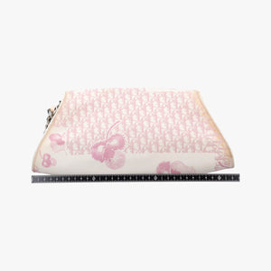 Pre-owned Christian Dior Cherry Blossom Flower Baguette White×Multicolour canvas  shoulderbag | stylenewstar
