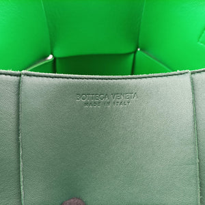 Pre-owned Bottega Veneta THE ARCO Tote Green lambskin  handbag | stylenewstar