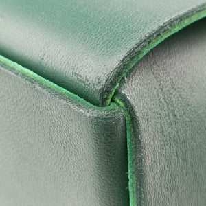 Pre-owned Bottega Veneta THE ARCO Tote Green lambskin  handbag | stylenewstar
