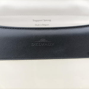 Vintage Delvaux Brillant Black × ivory Leather × patent leather  shoulderbag | stylenewstar
