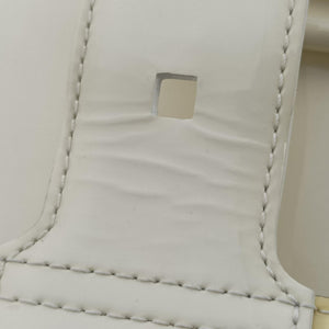 Vintage Delvaux Brillant Black × ivory Leather × patent leather  shoulderbag | stylenewstar