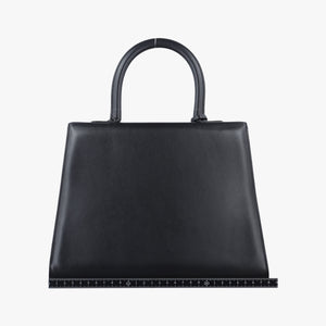 Vintage Delvaux Brillant Black × ivory Leather × patent leather  shoulderbag | stylenewstar