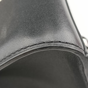Vintage Delvaux Brillant Black × ivory Leather × patent leather  shoulderbag | stylenewstar