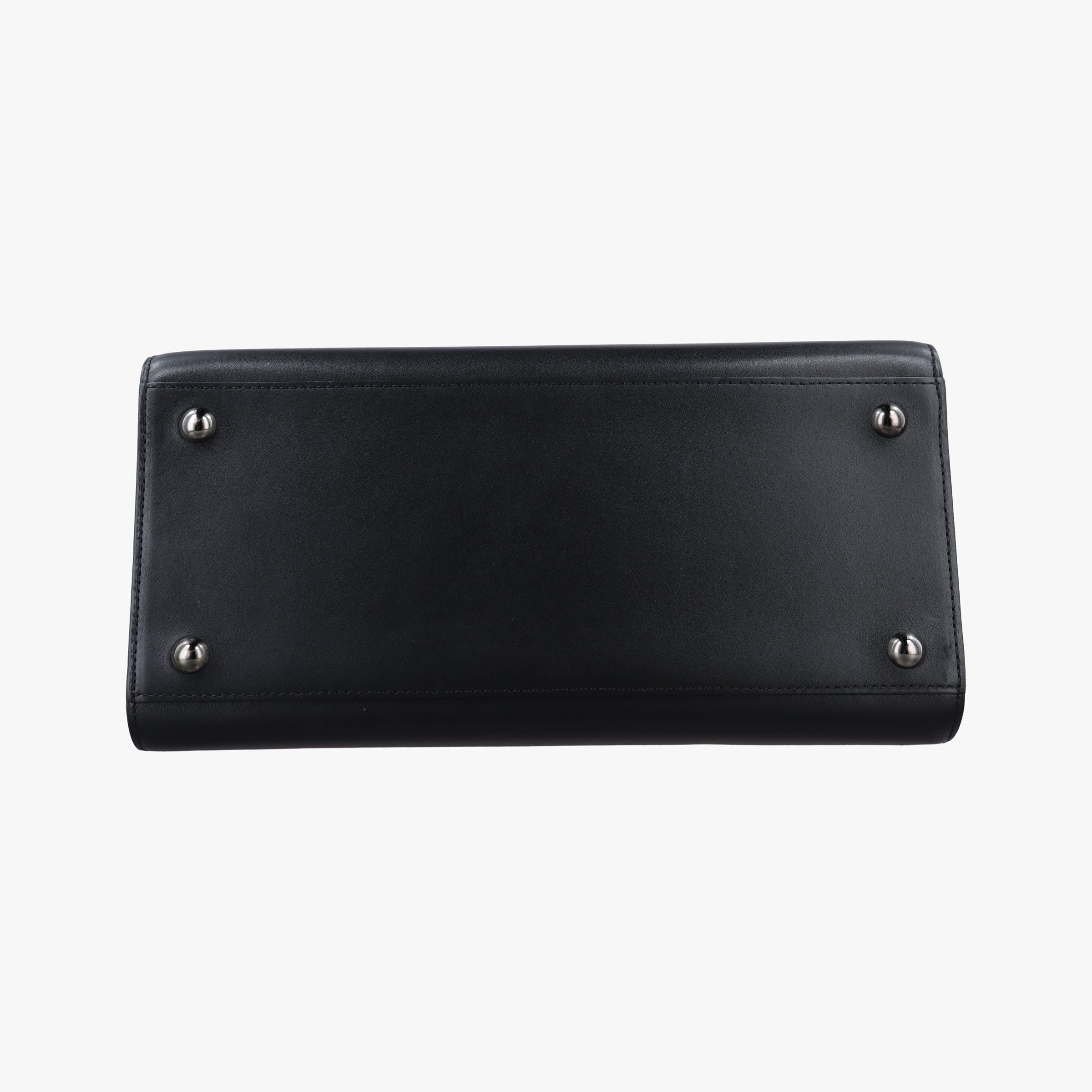 Vintage Delvaux Brillant Black × ivory Leather × patent leather  shoulderbag | stylenewstar