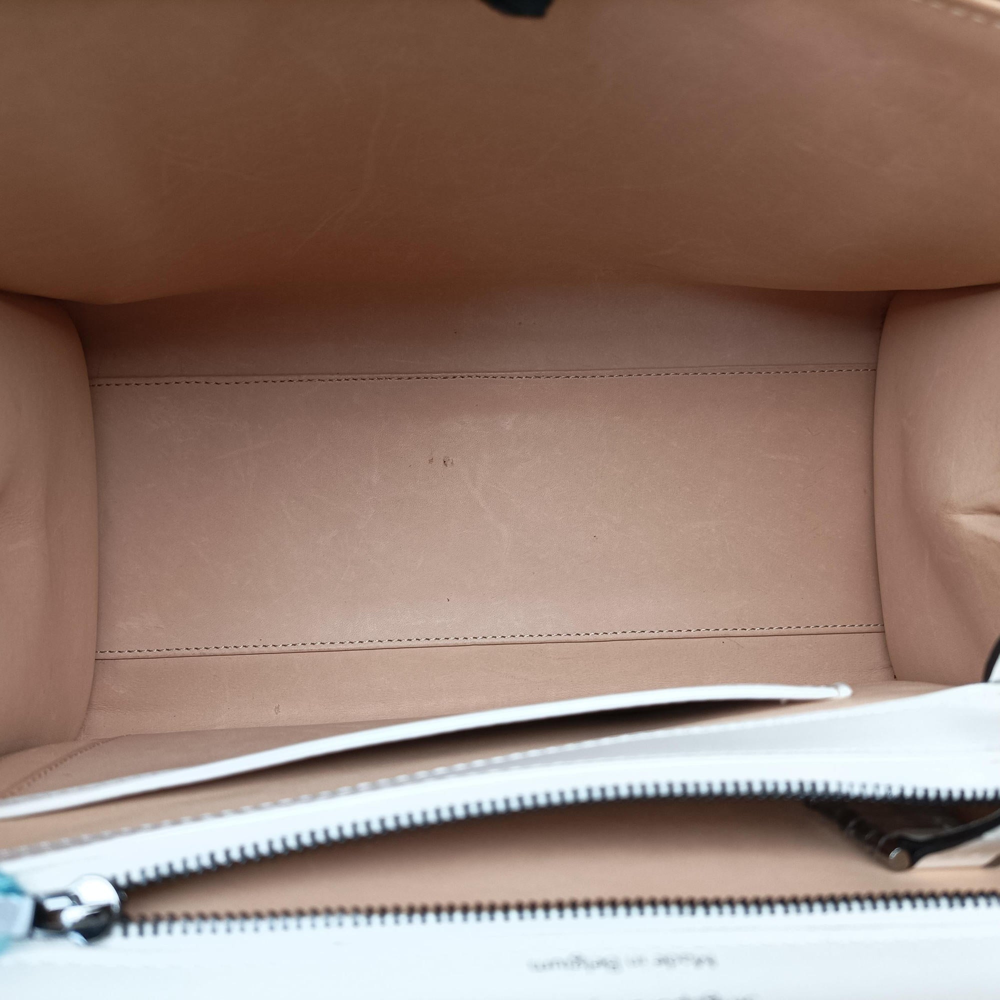 Vintage Delvaux Brillant Black × ivory Leather × patent leather  shoulderbag | stylenewstar