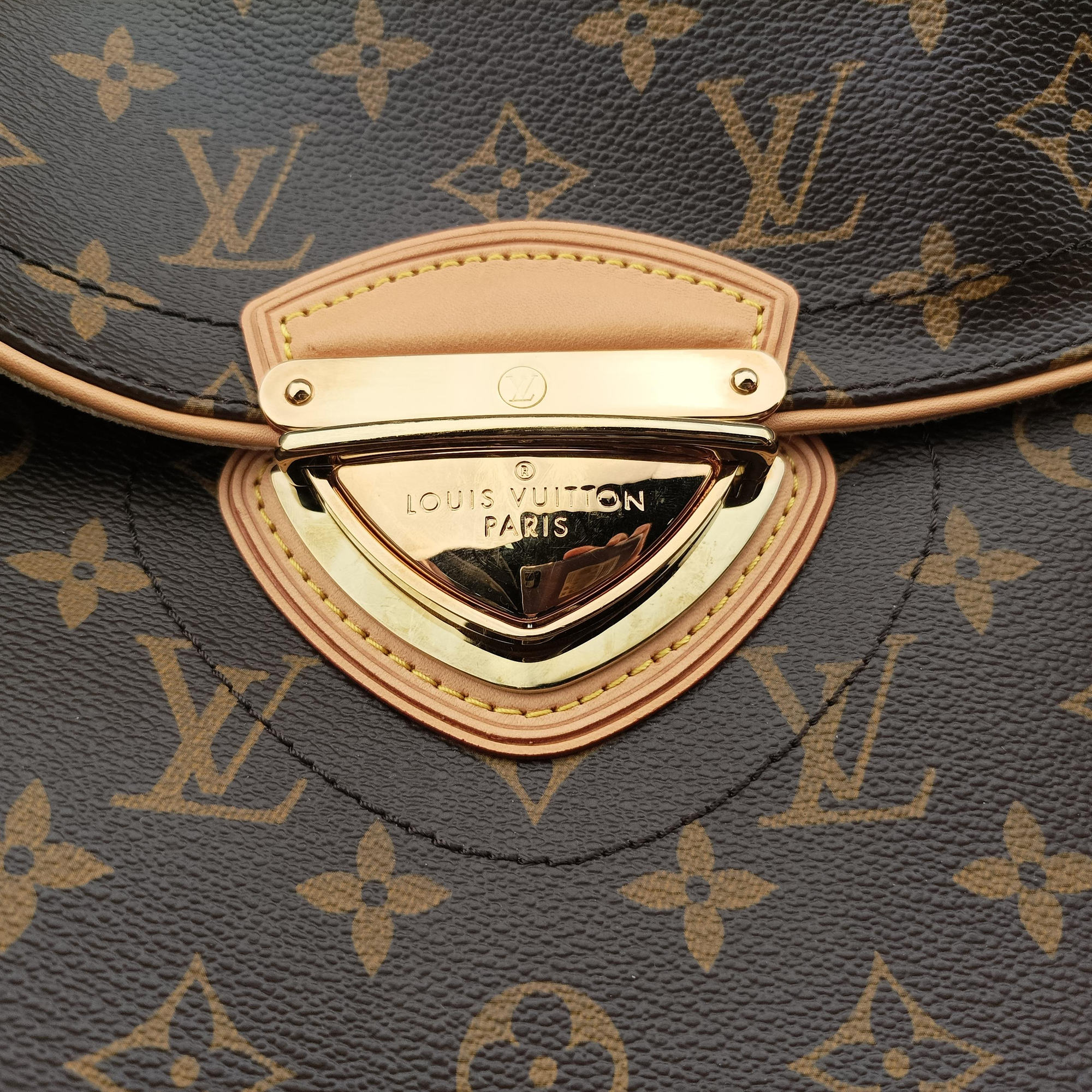 Vintage Louis Vuitton Beverly GM brown Monogram Canvas M40120 handbag | stylenewstar