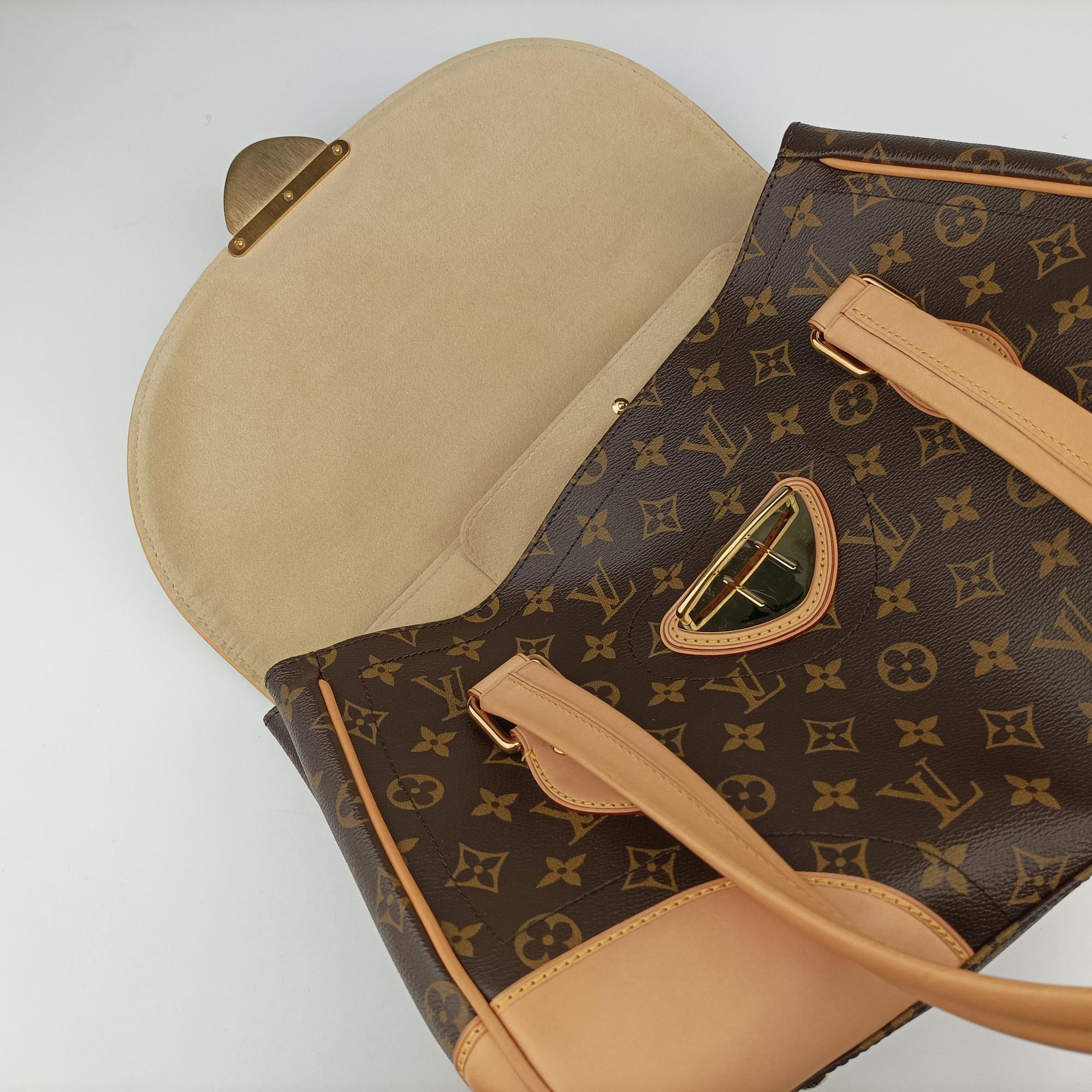 Vintage Louis Vuitton Beverly GM brown Monogram Canvas M40120 handbag | stylenewstar