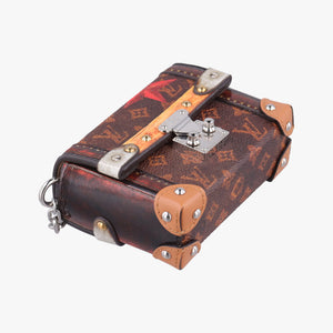 Pre-owned Louis Vuitton Essential Trunk brown×multi Monogram Canvas áVernis M63779 others | stylenewstar