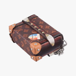 Pre-owned Louis Vuitton Essential Trunk brown×multi Monogram Canvas áVernis M63779 others | stylenewstar