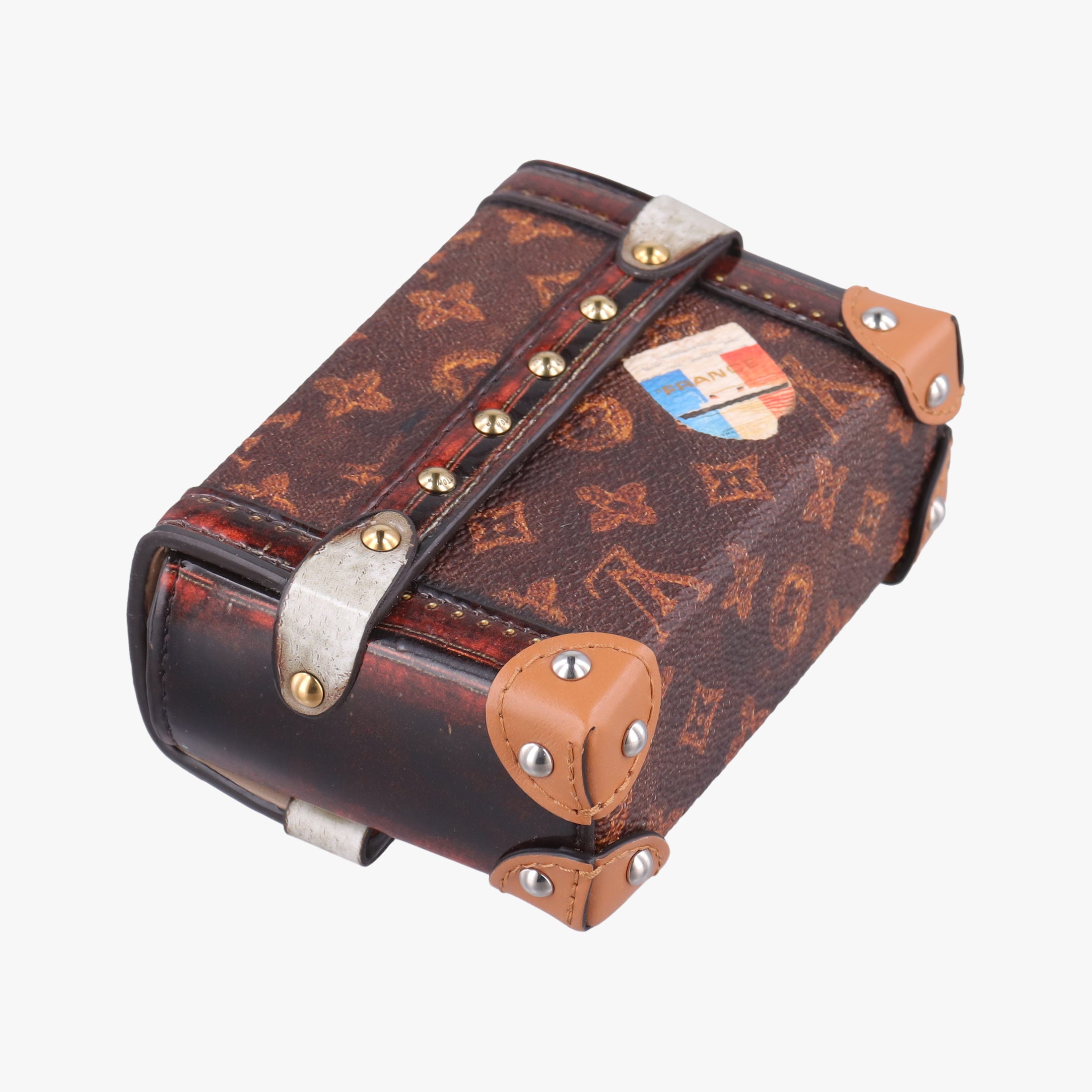 Pre-owned Louis Vuitton Essential Trunk brown×multi Monogram Canvas áVernis M63779 others | stylenewstar