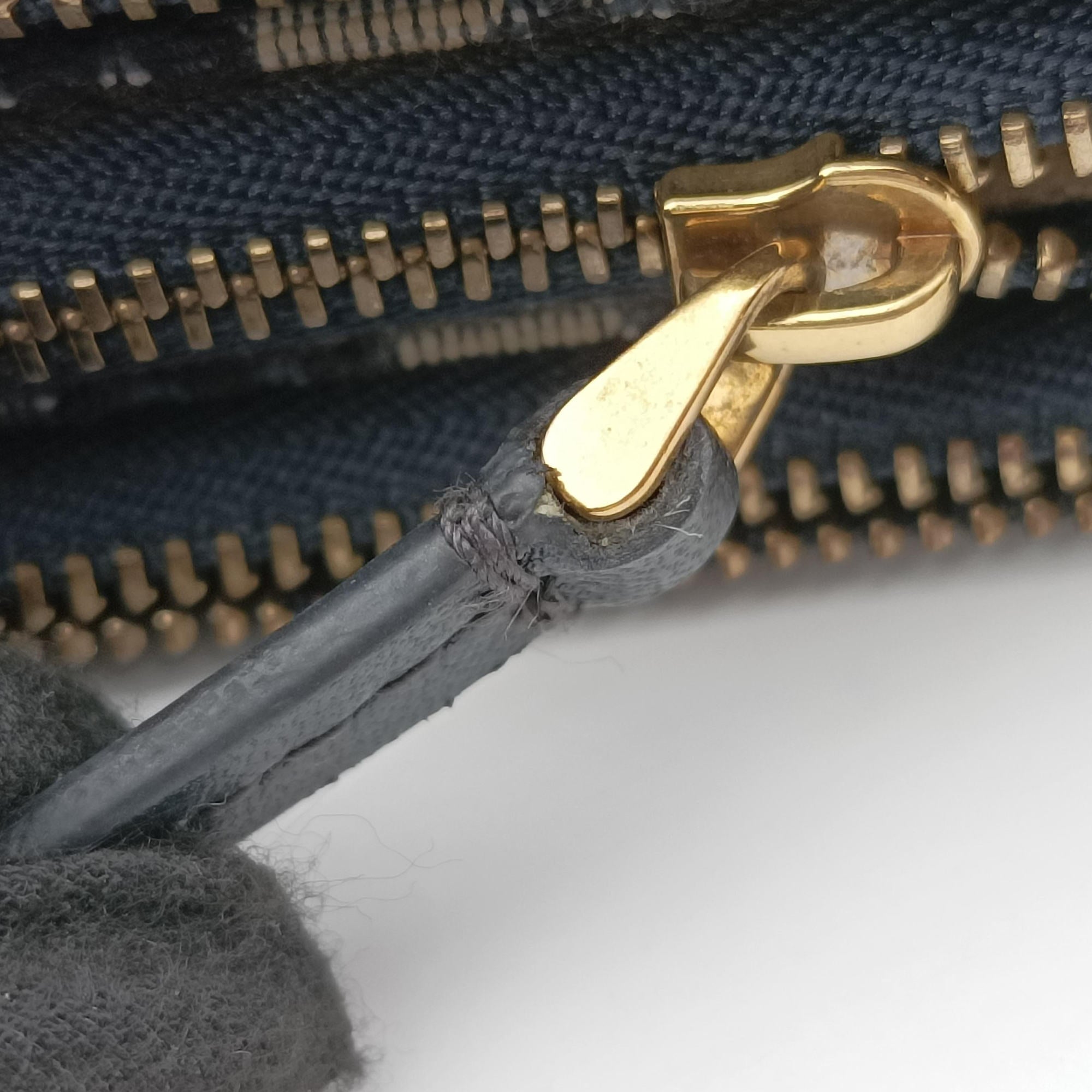 Pre-owned Christian Dior Saddle Navy×Gray Jacquard  shoulderbag | stylenewstar