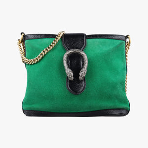 Vintage Gucci Dionysus Green suede×leather 499622 shoulderbag | stylenewstar