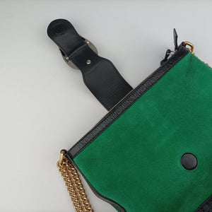 Vintage Gucci Dionysus Green suede×leather 499622 shoulderbag | stylenewstar
