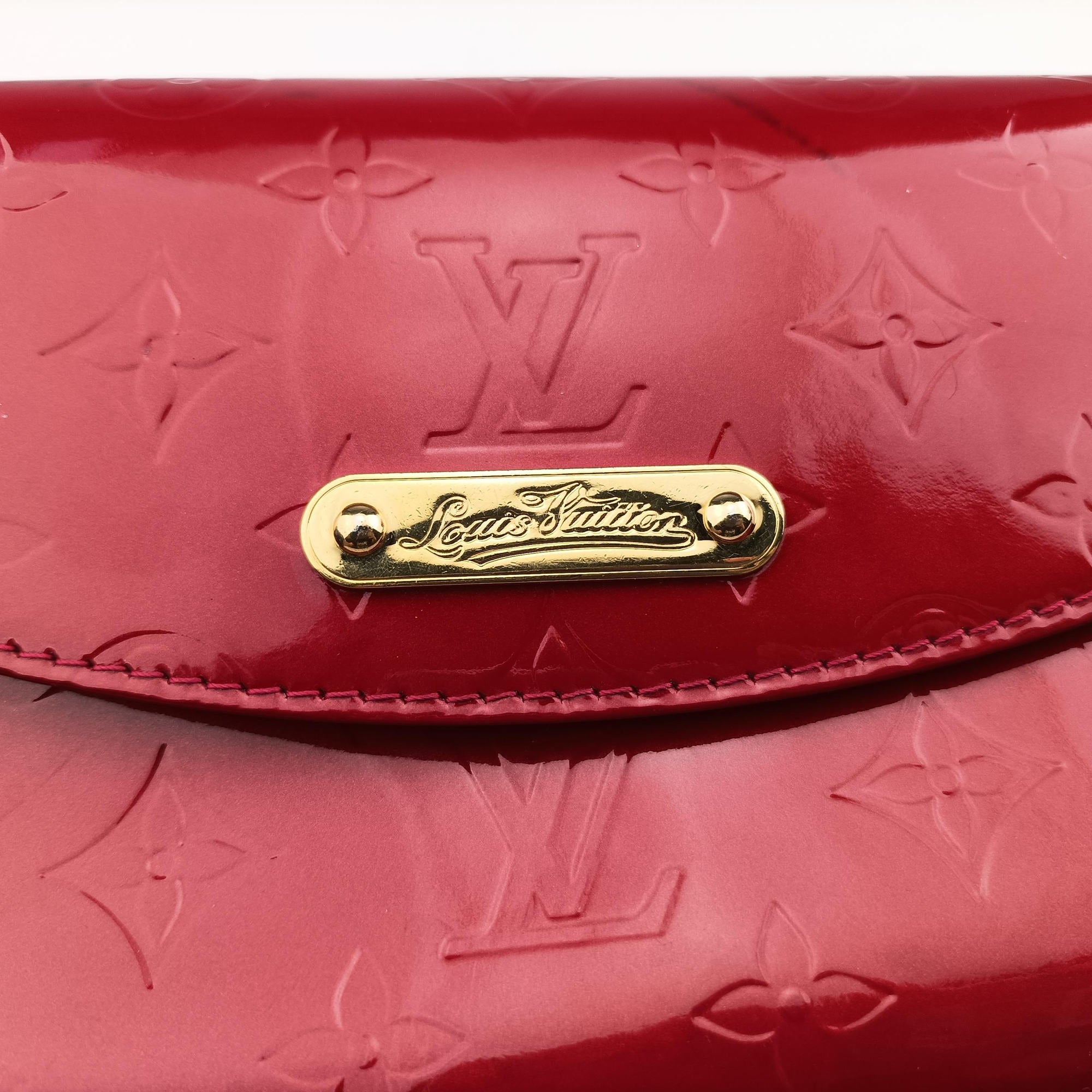 Pre-owned Louis Vuitton Belle Air Pomme d'Amour Vernis M93614 shoulderbag | stylenewstar
